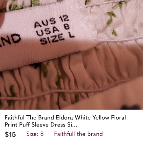 Faithfull The Brand Mariette Mini Dress 8 - Picture 9 of 9